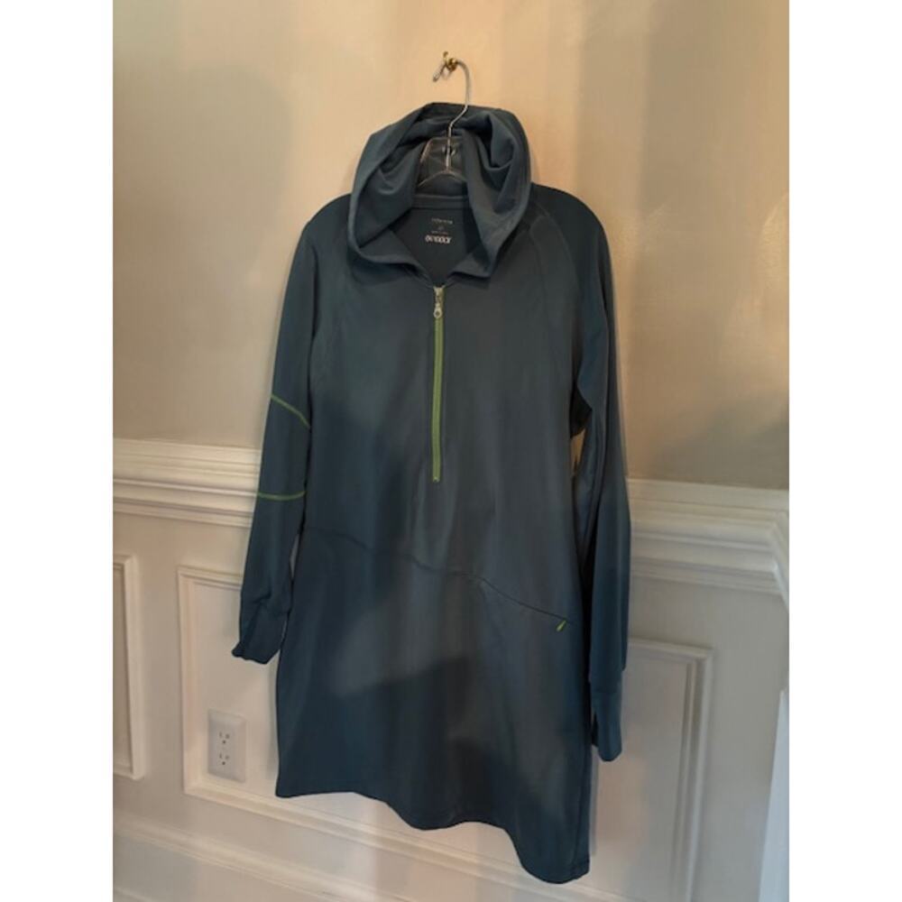 title nine hooded dress tunic athletic athleisure long sleeve pullover medium - Picture 5 of 7